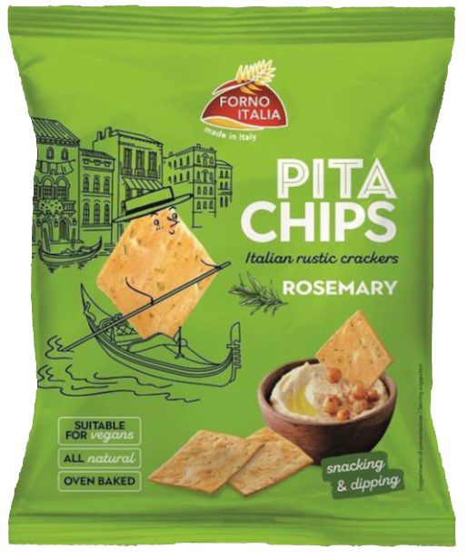 PITA CHIPS - Κράκερς με δεντρολίβανο